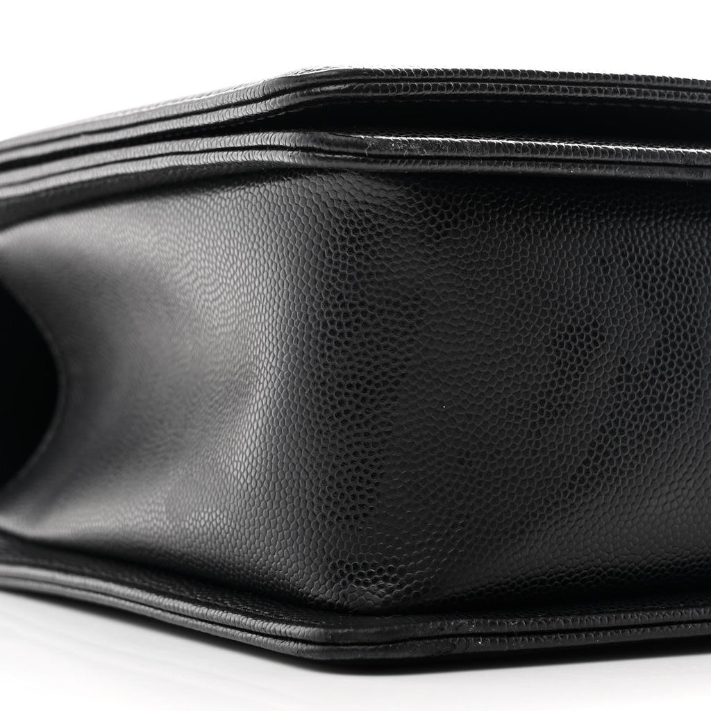 Caviar Quilted New Medium Boy Flap Black
