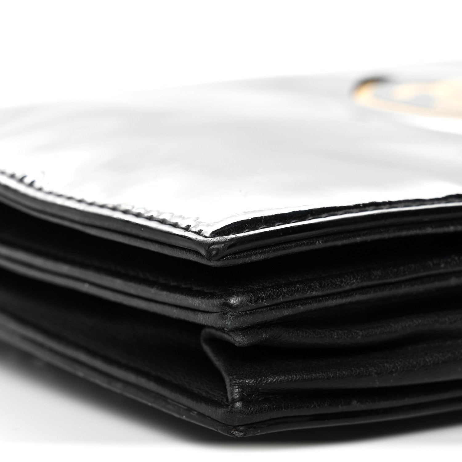 Patent CC Compact Wallet on Chain WOC Black