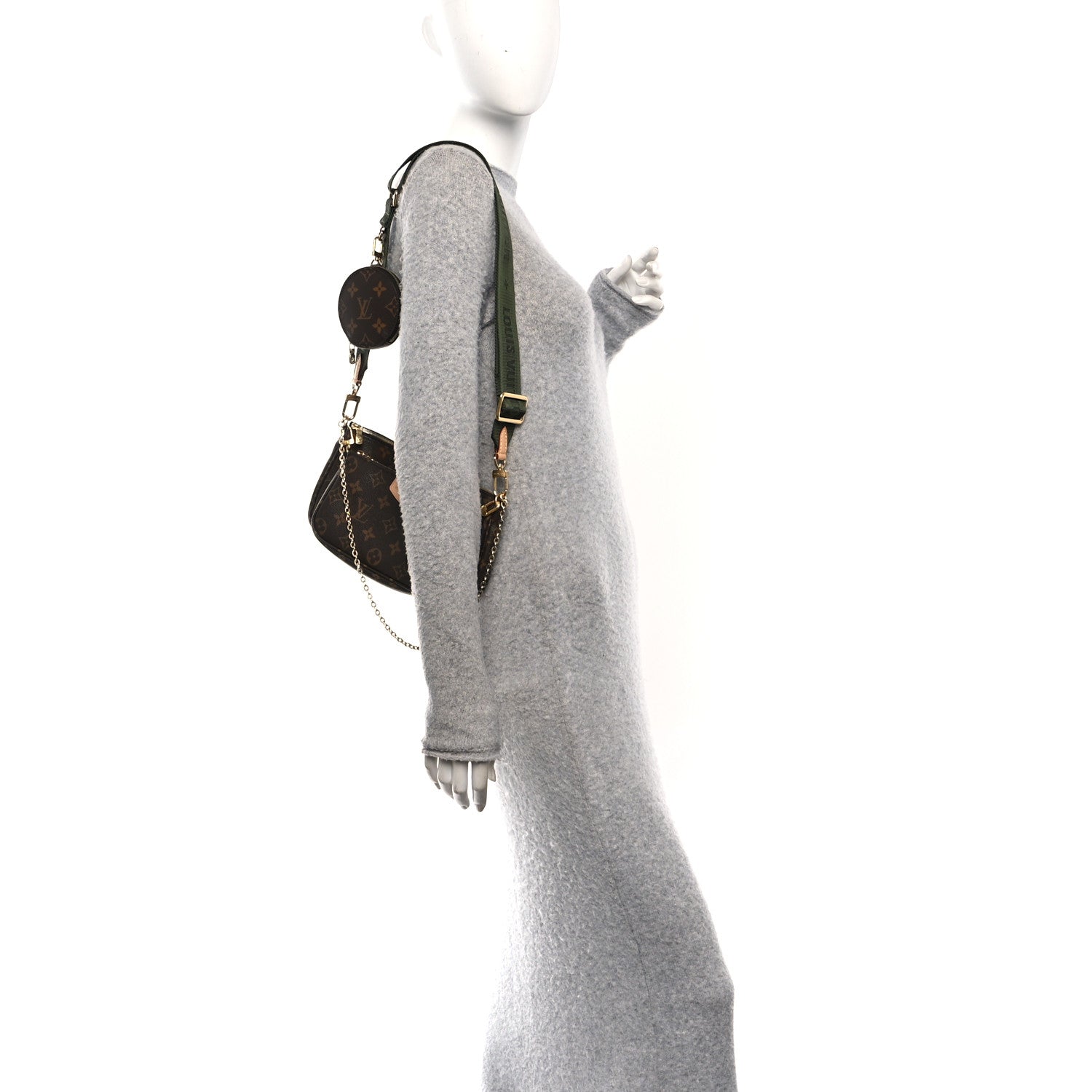 Monogram Multi Pochette Accessories Kaki