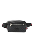 Soft GG Supreme Monogram Web Belt Bag Black Grey