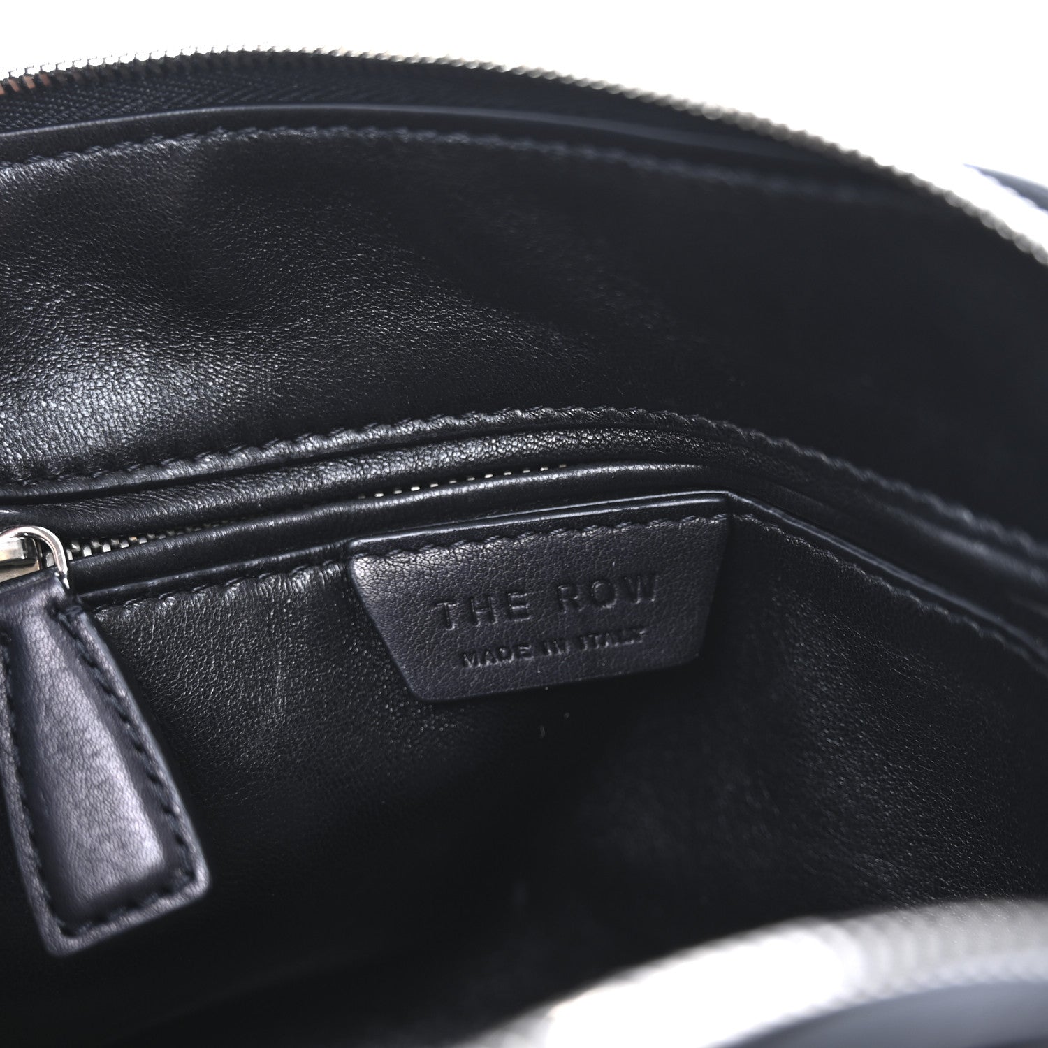 Saddle Calfskin Mini Devon Bag Black