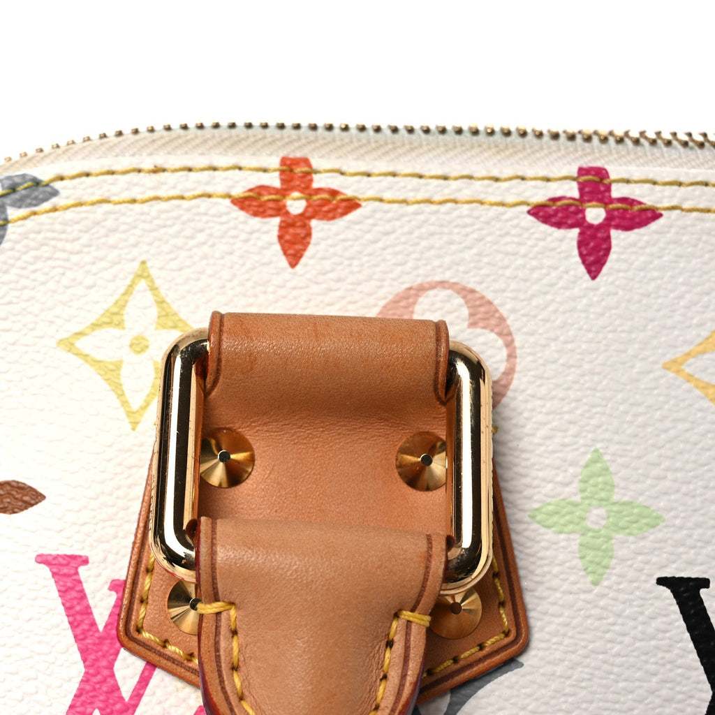 Monogram Multicolor Alma PM White