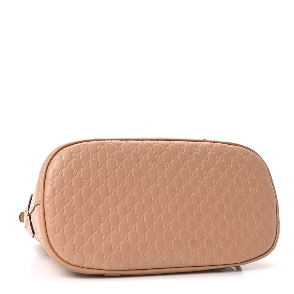 Soft Microguccissima Mini Dome Bag Camelia