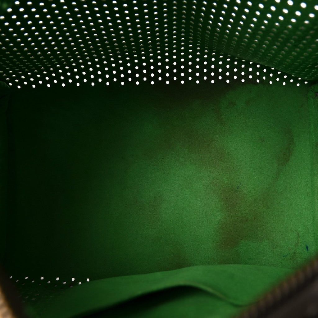 Monogram Perforated Speedy 30 Green