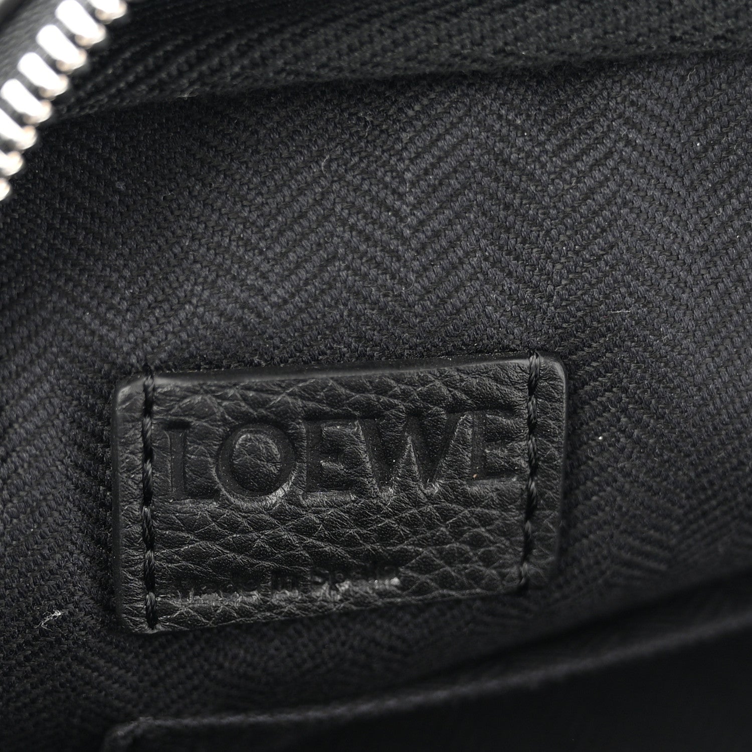Soft Grained Calfskin XS Military Messenger Bag Black