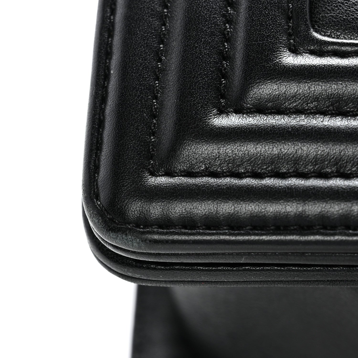 Calfskin Quilted Medium Boy Flap Black
