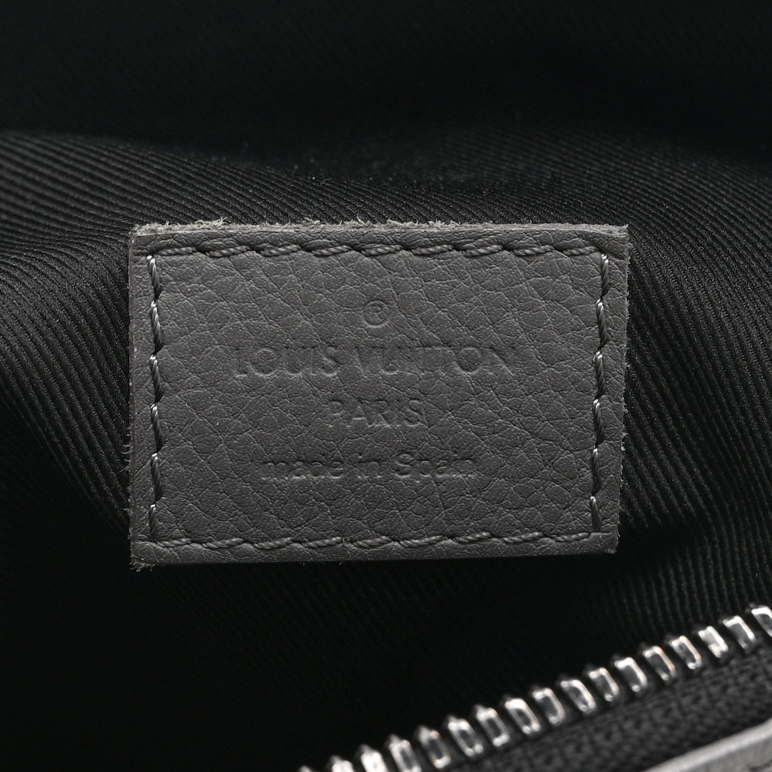 Calfskin Monogram Shadow Discovery Bumbag PM Gray