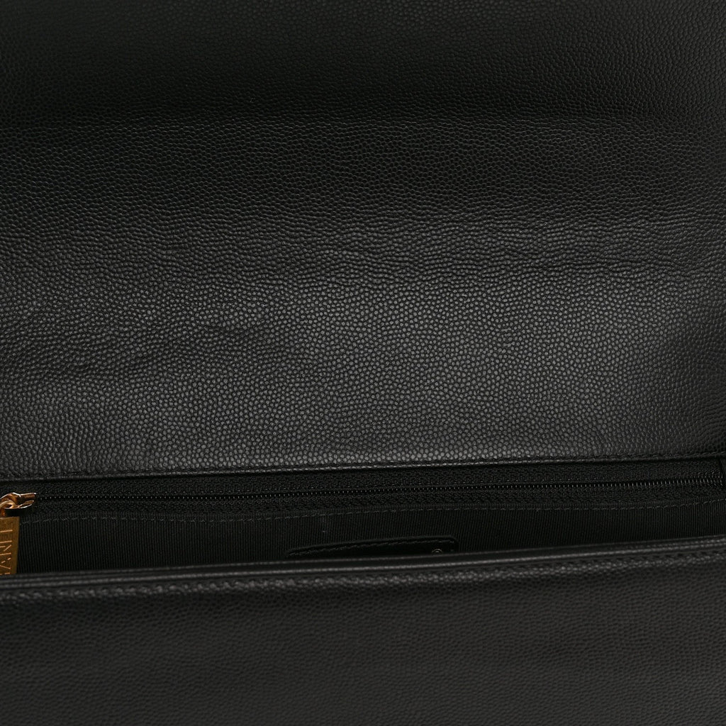 Caviar Quilted New Medium Boy Flap Black