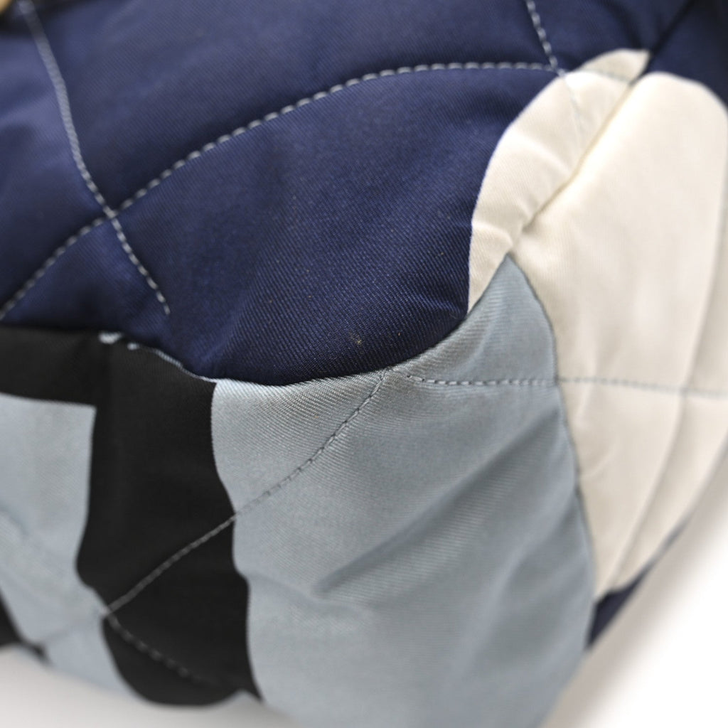 Silk Maxi Scarf Chanel 19 Flap Black Blue White
