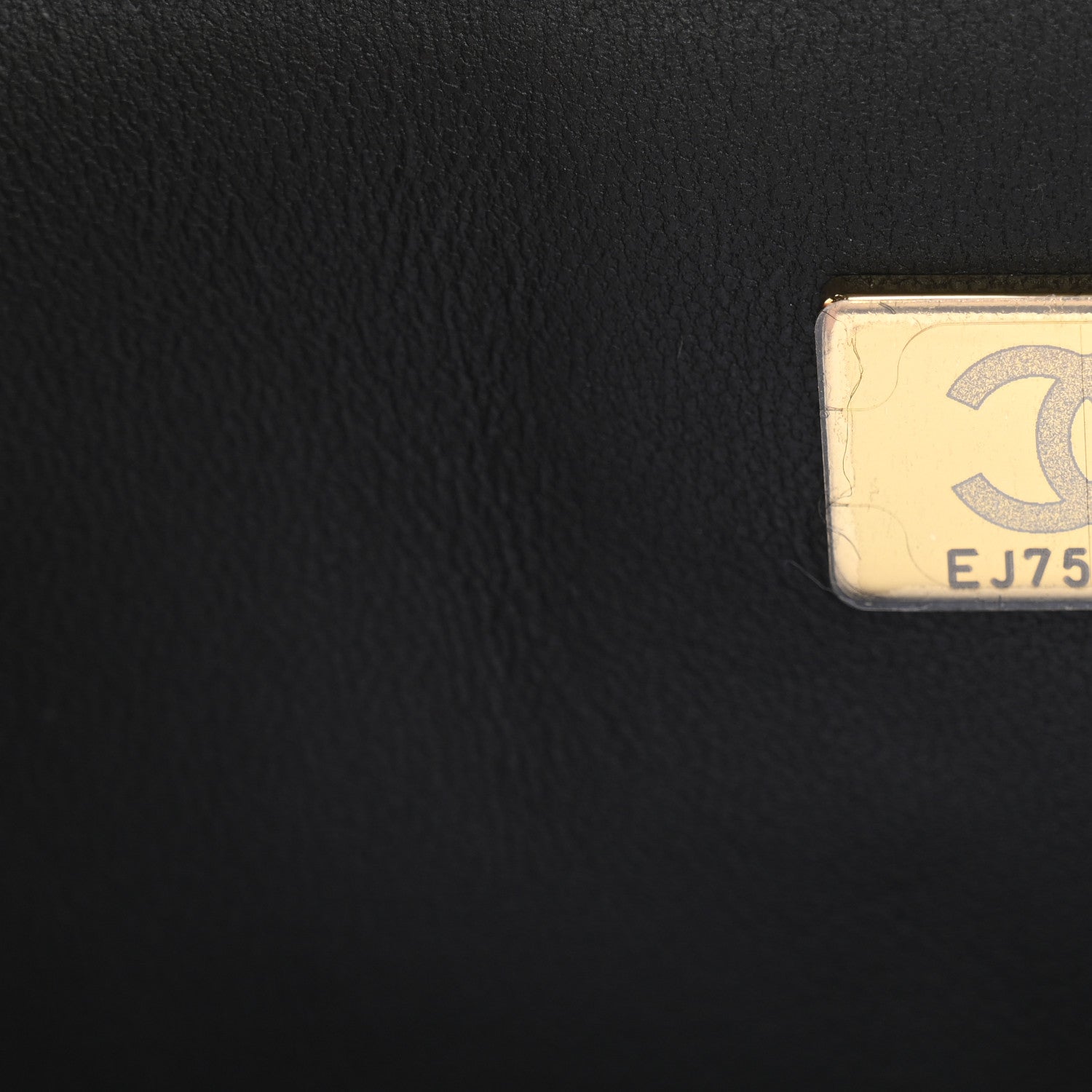 Lambskin Quilted Mini Rectangular Flap Black