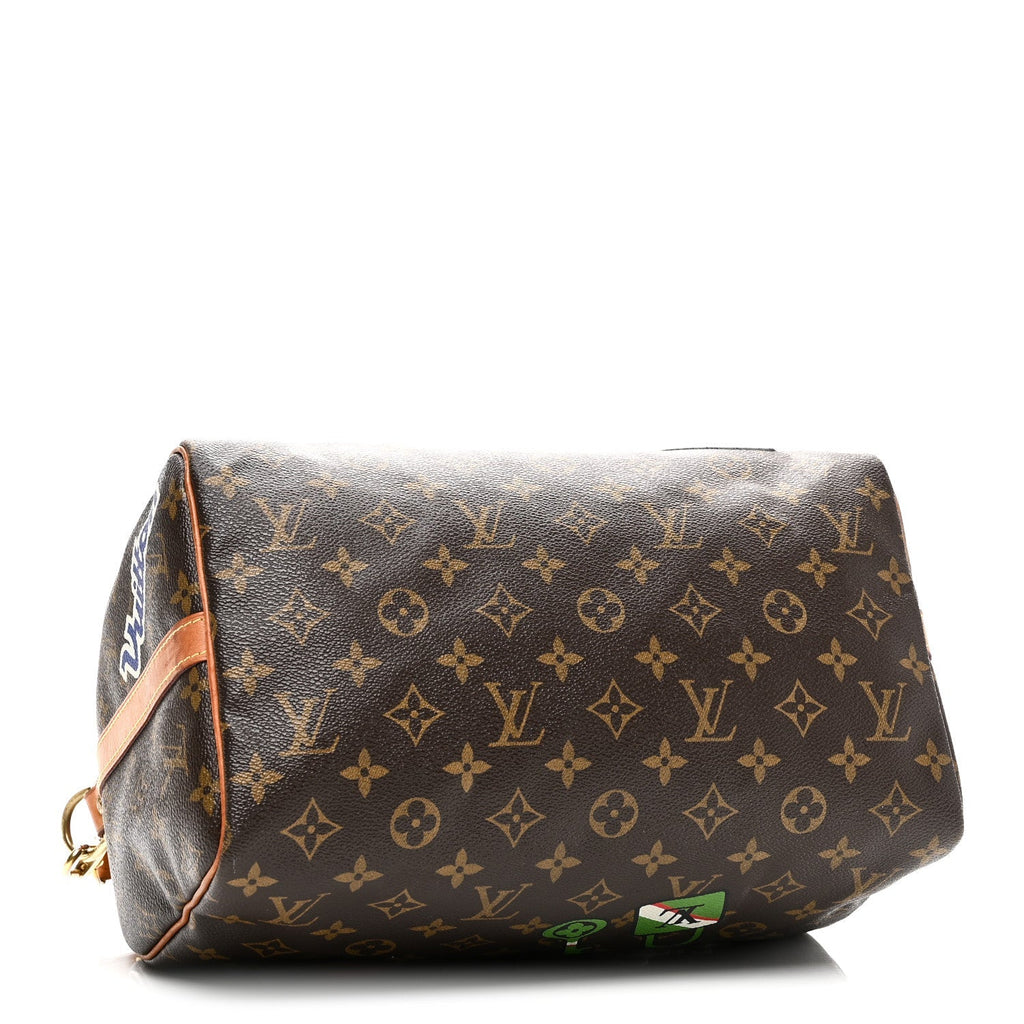 Monogram Patches Speedy Bandouliere 30