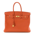 Togo Birkin 35 Orange