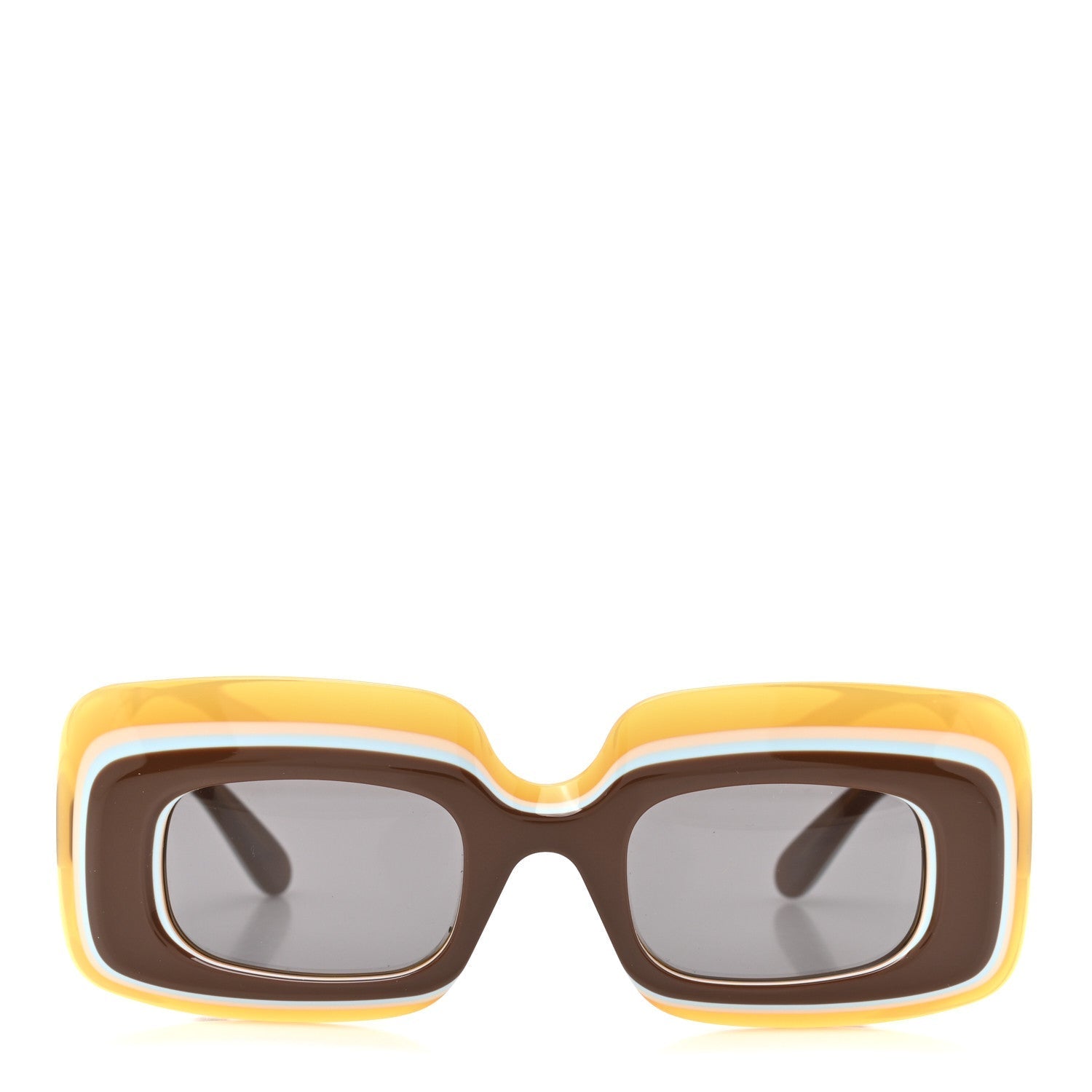 Acetate Paula's Ibiza Sunglasses LW40139U Brown Dark grey
