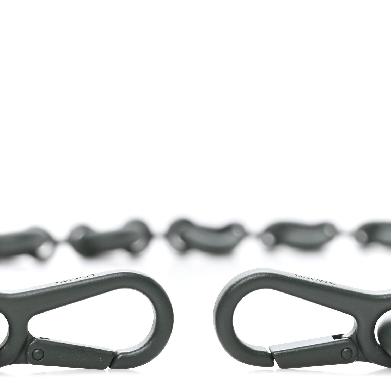 Brass Monochrome Donut Chain Shoulder Strap Olive Green