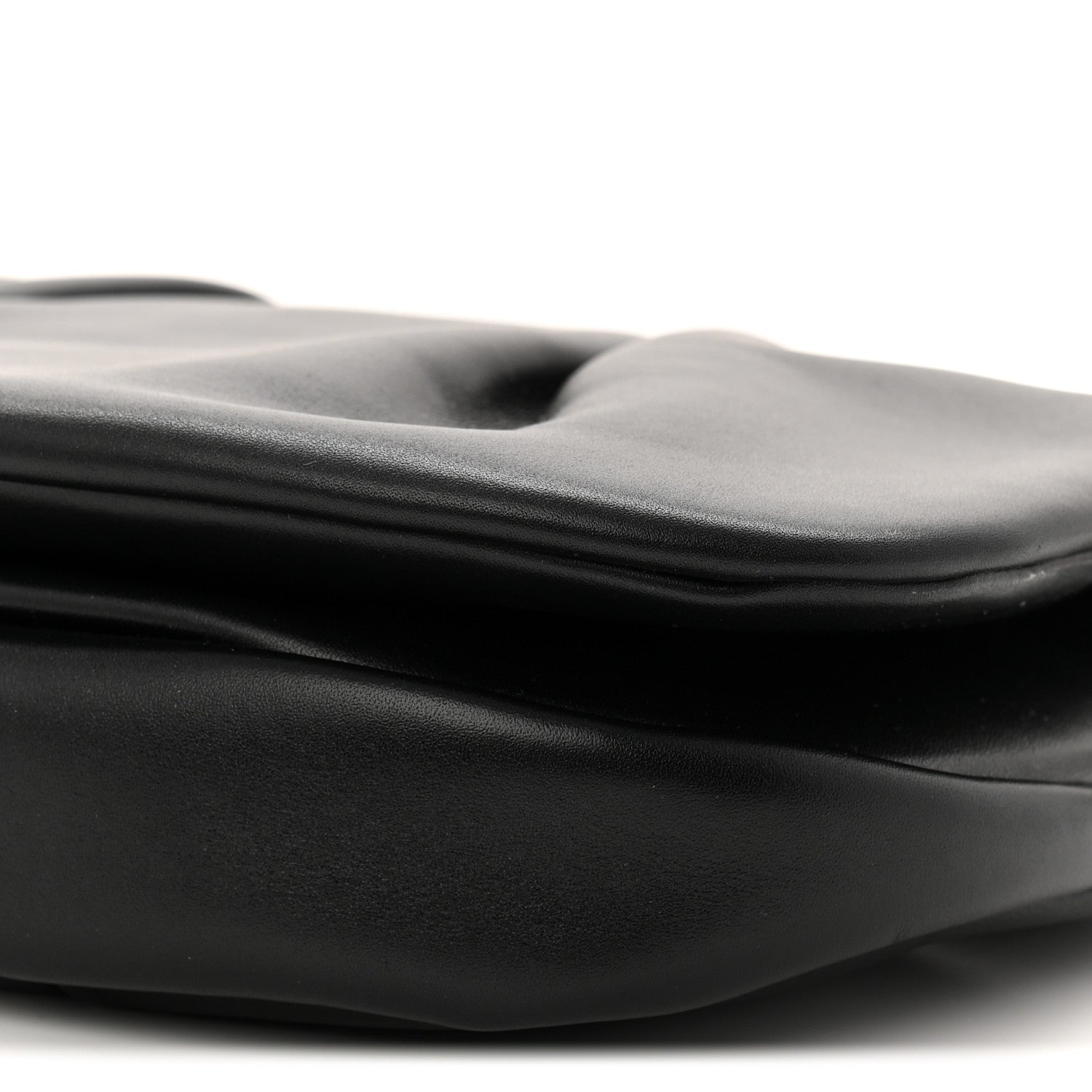 Shiny Nappa Calfskin Paseo Satchel Black