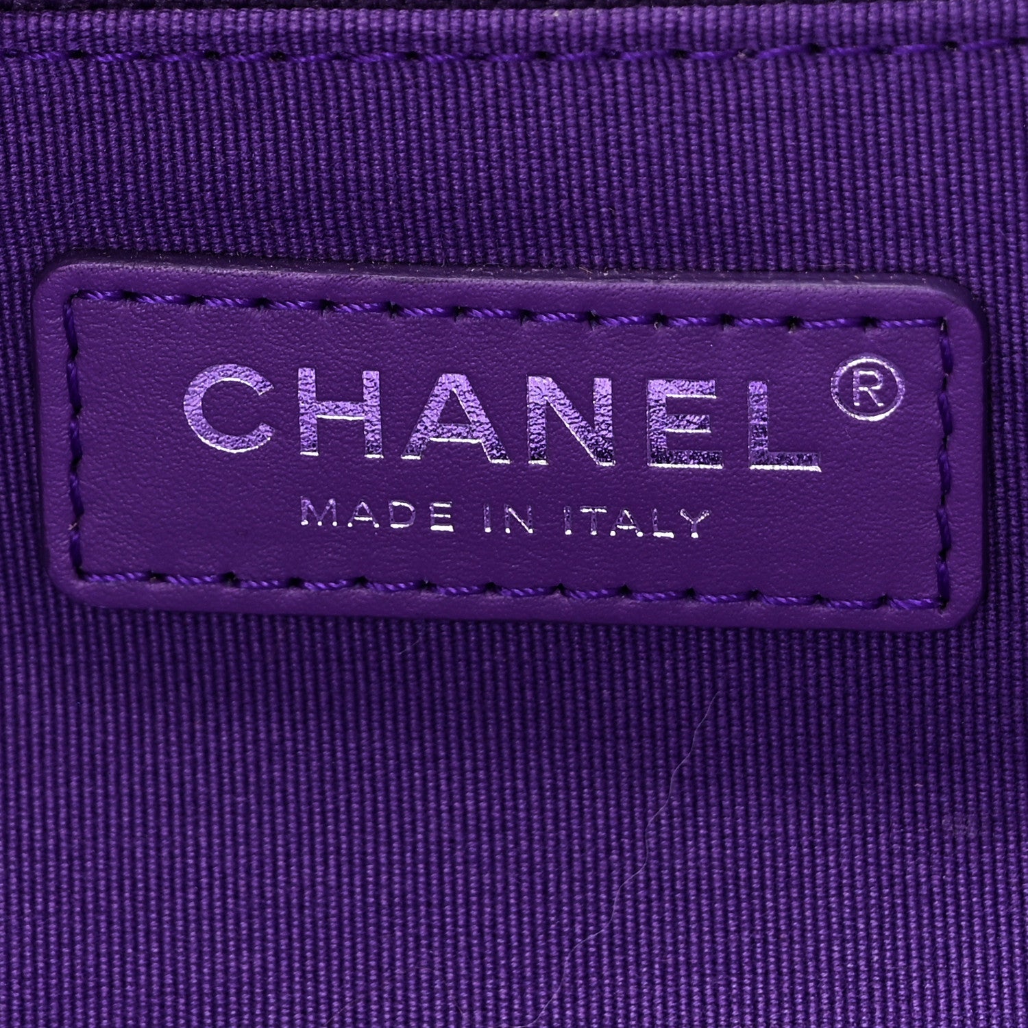 Shaded Calfskin Small Deauville Tote Purple Blue