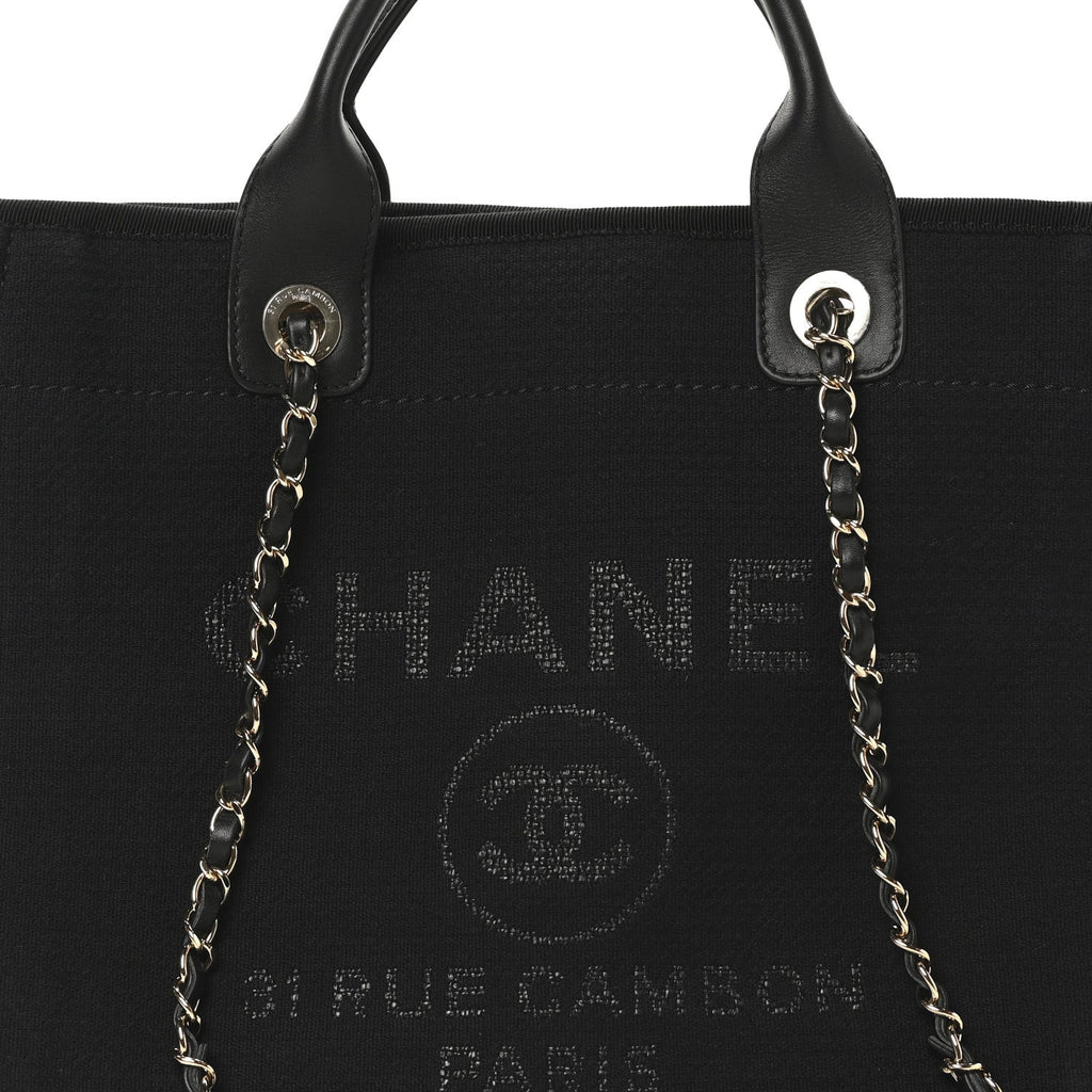 Mixed Fibers Small Deauville Tote Black