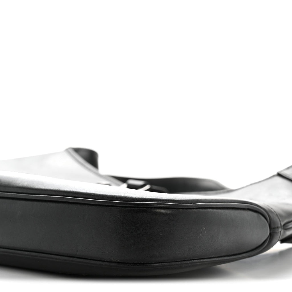 Calfskin Small Jackie O Hobo Black