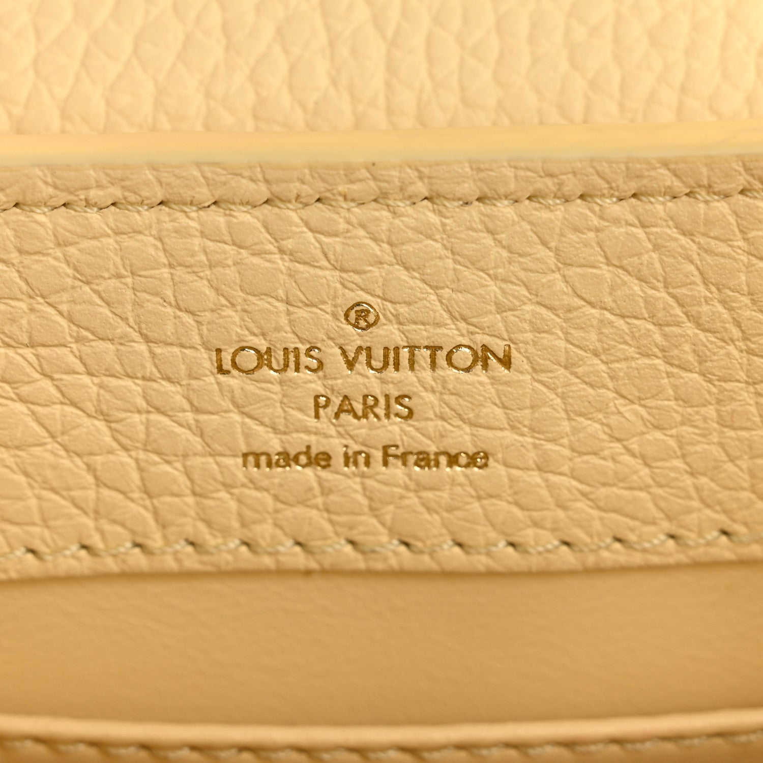 Taurillon Snakeskin Mini Capucines Banane