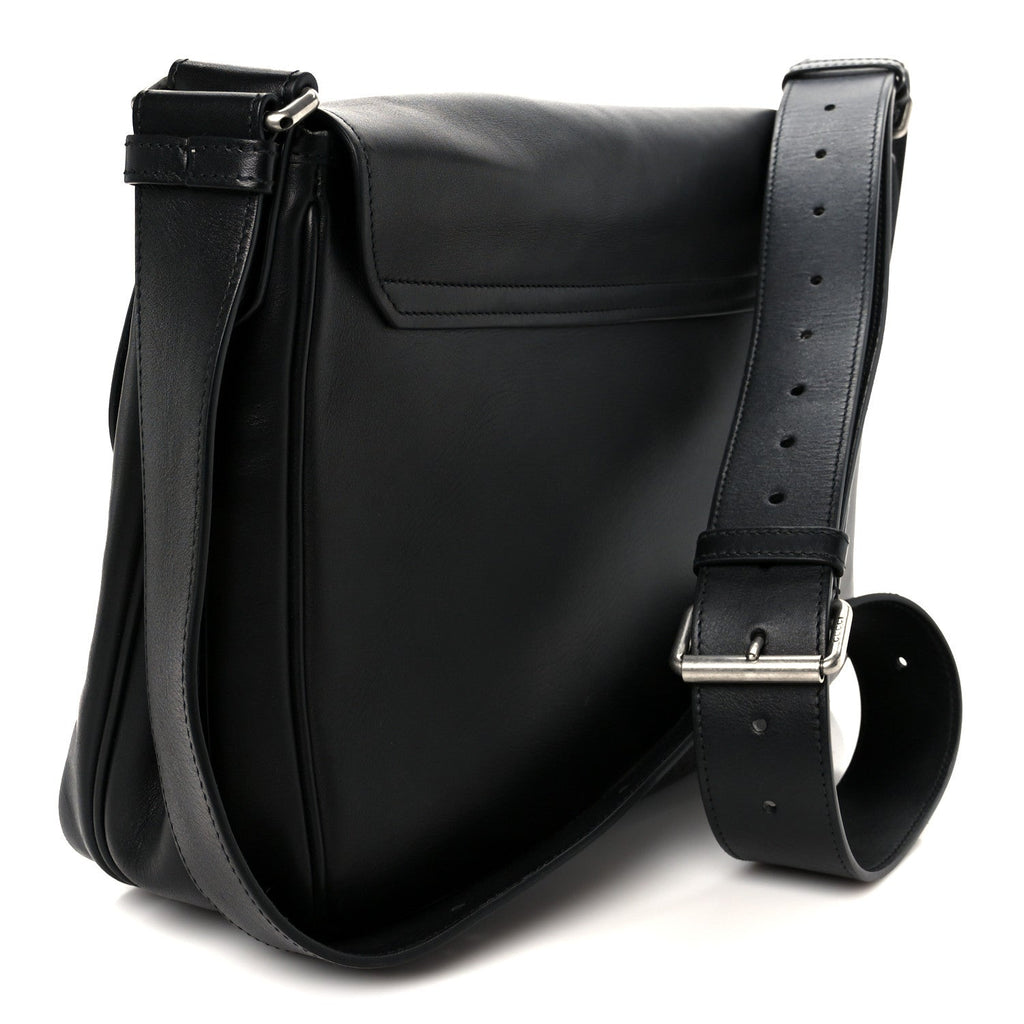 Calfskin Dionysus Messenger Bag Black