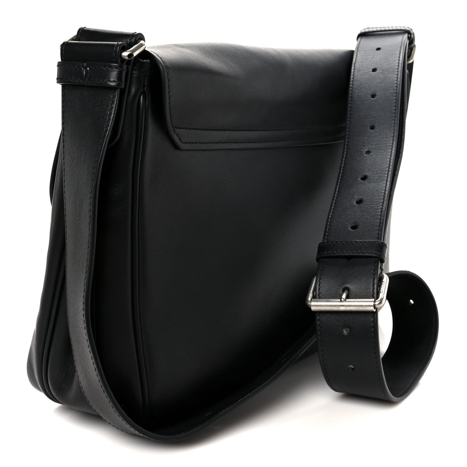 Calfskin Dionysus Messenger Bag Black