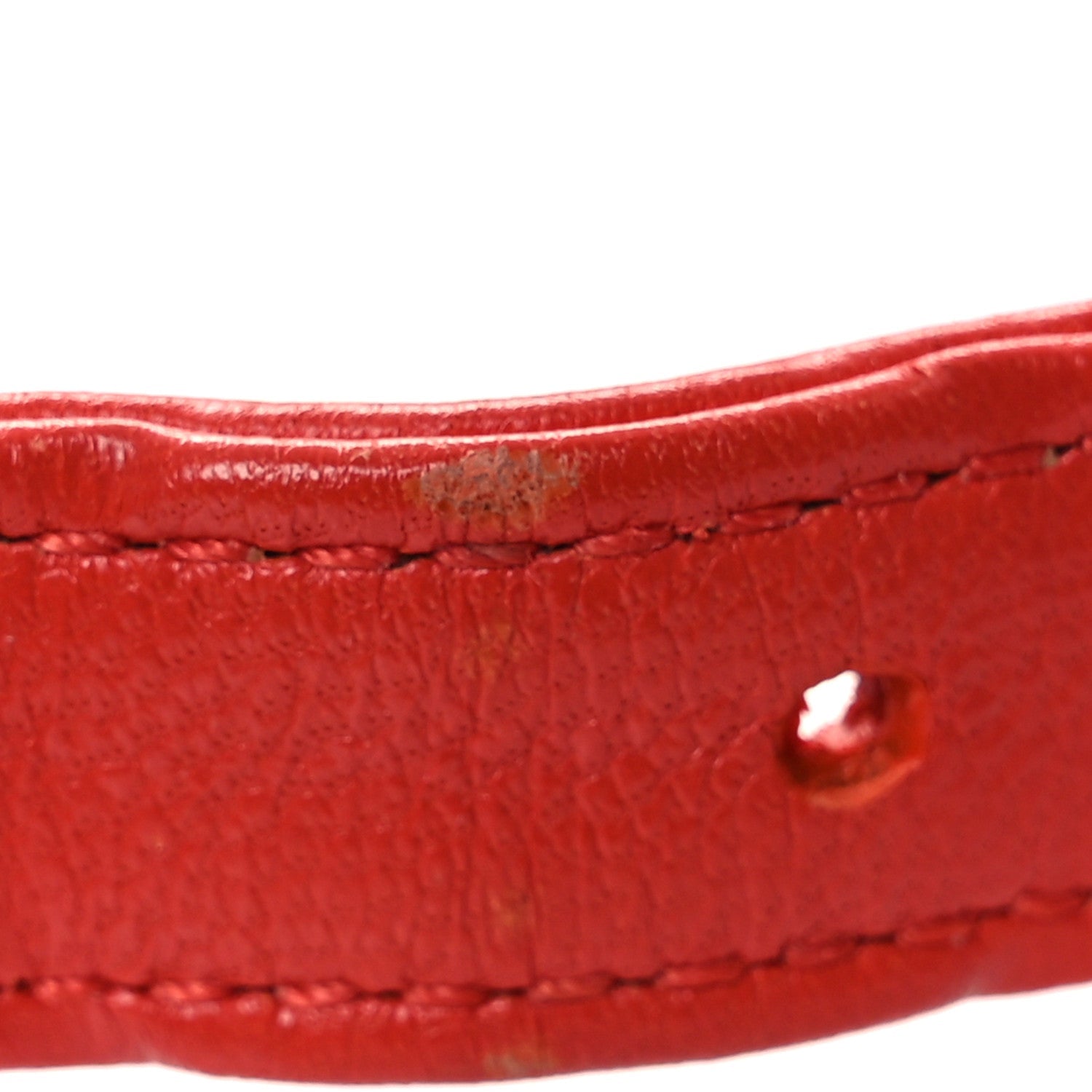 Lambskin Quilted Chanel 19 Waist Bag Red