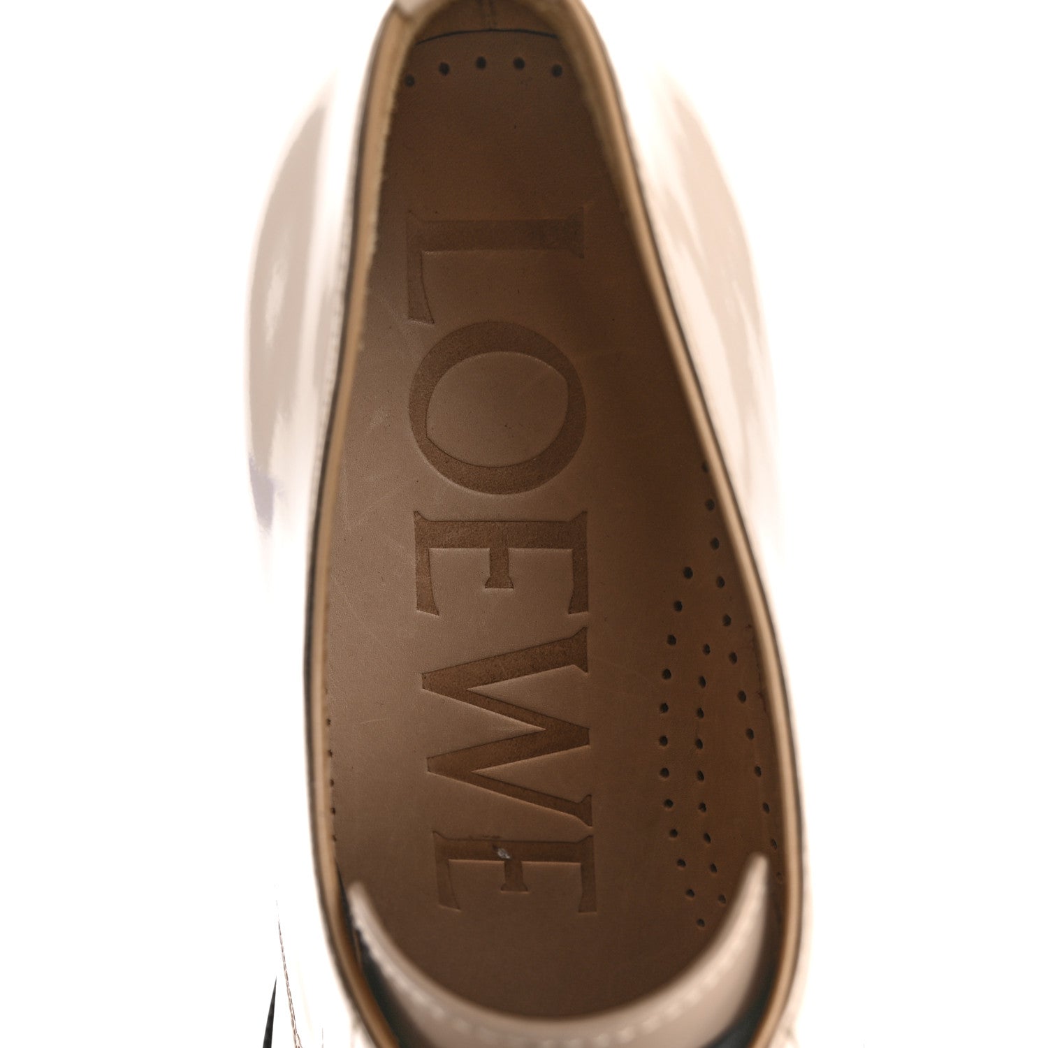 Brushed Calfskin Campo Derby Loafers 40 Light Pink