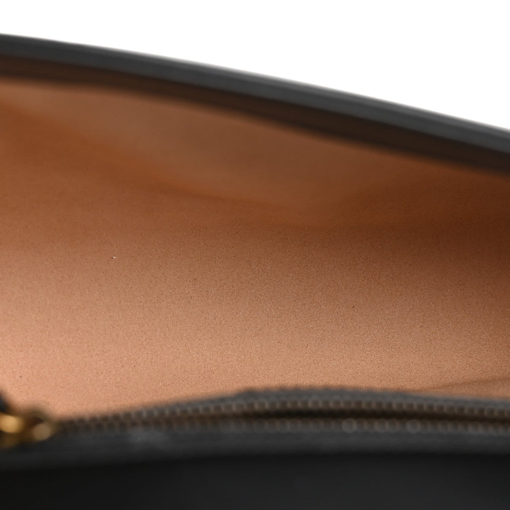 Calfskin Matelasse Small GG Marmont Shoulder Bag Black