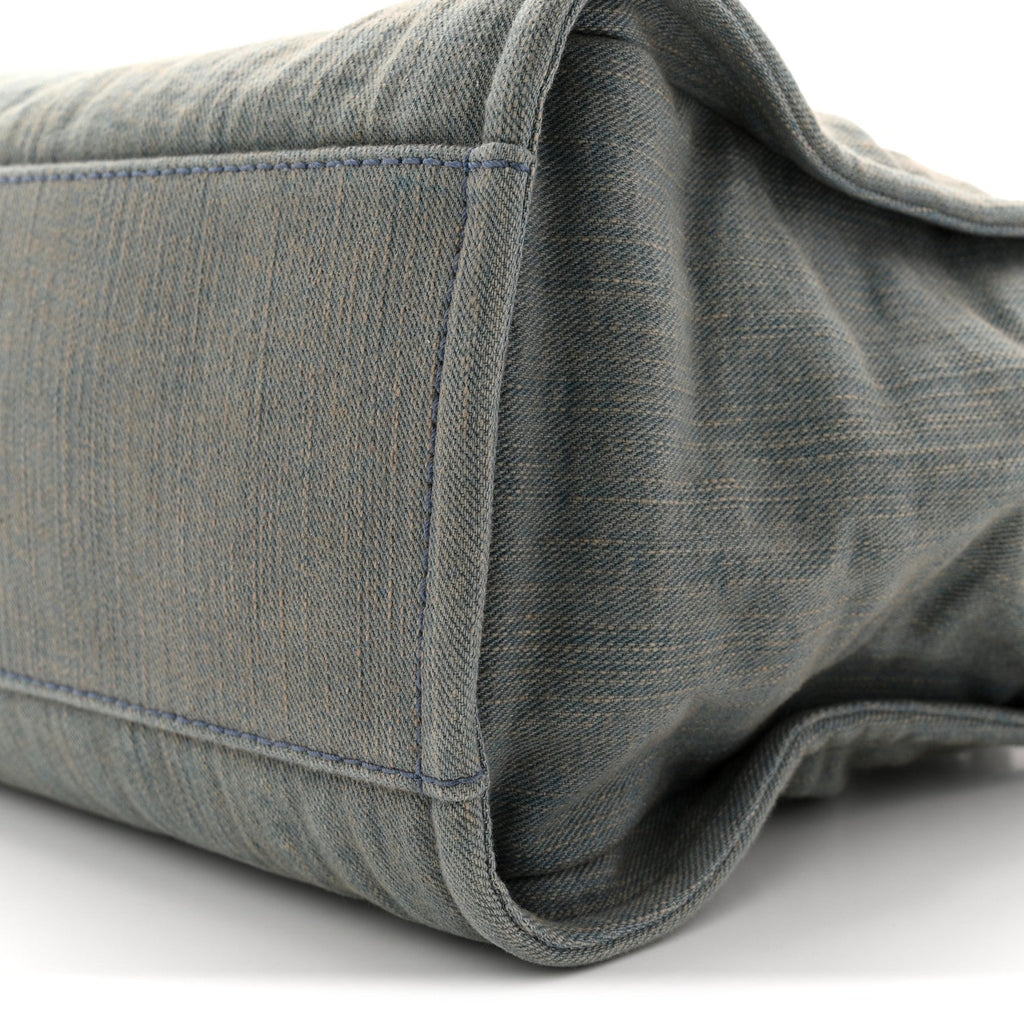 Denim Small Deauville Tote Light Blue