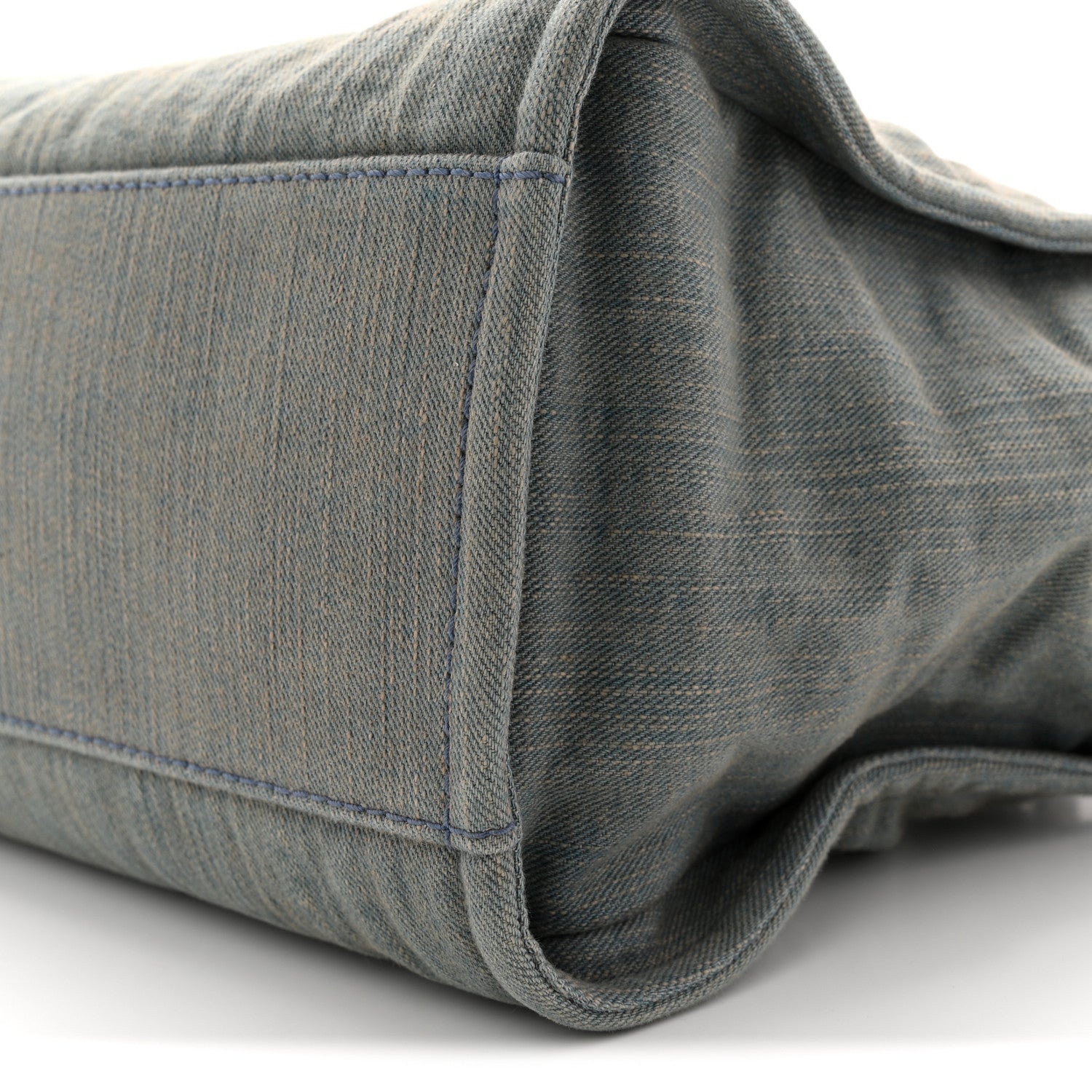 Denim Small Deauville Tote Light Blue