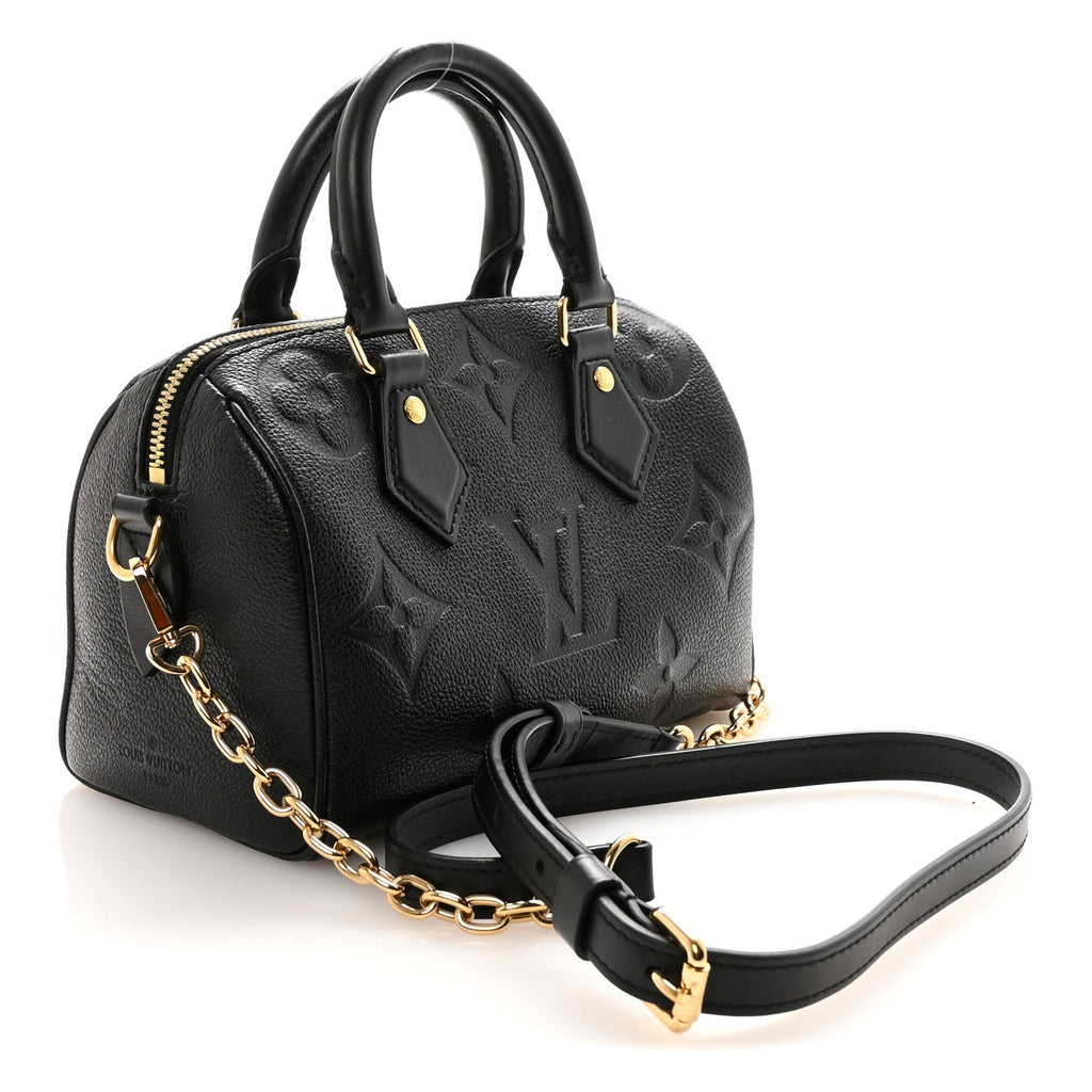 Empreinte Monogram Giant Speedy Bandouliere 20 Black