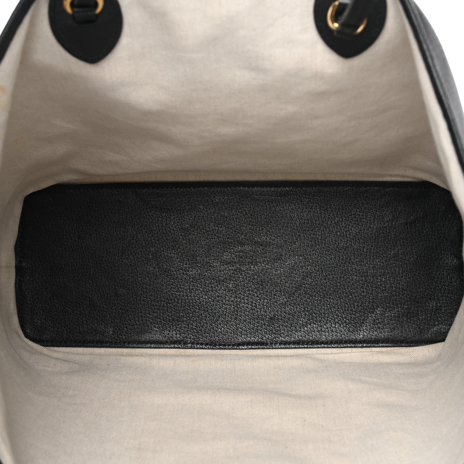 Textured Dollar Calfskin Medium Ophidia Shoulder Tote Bag Black