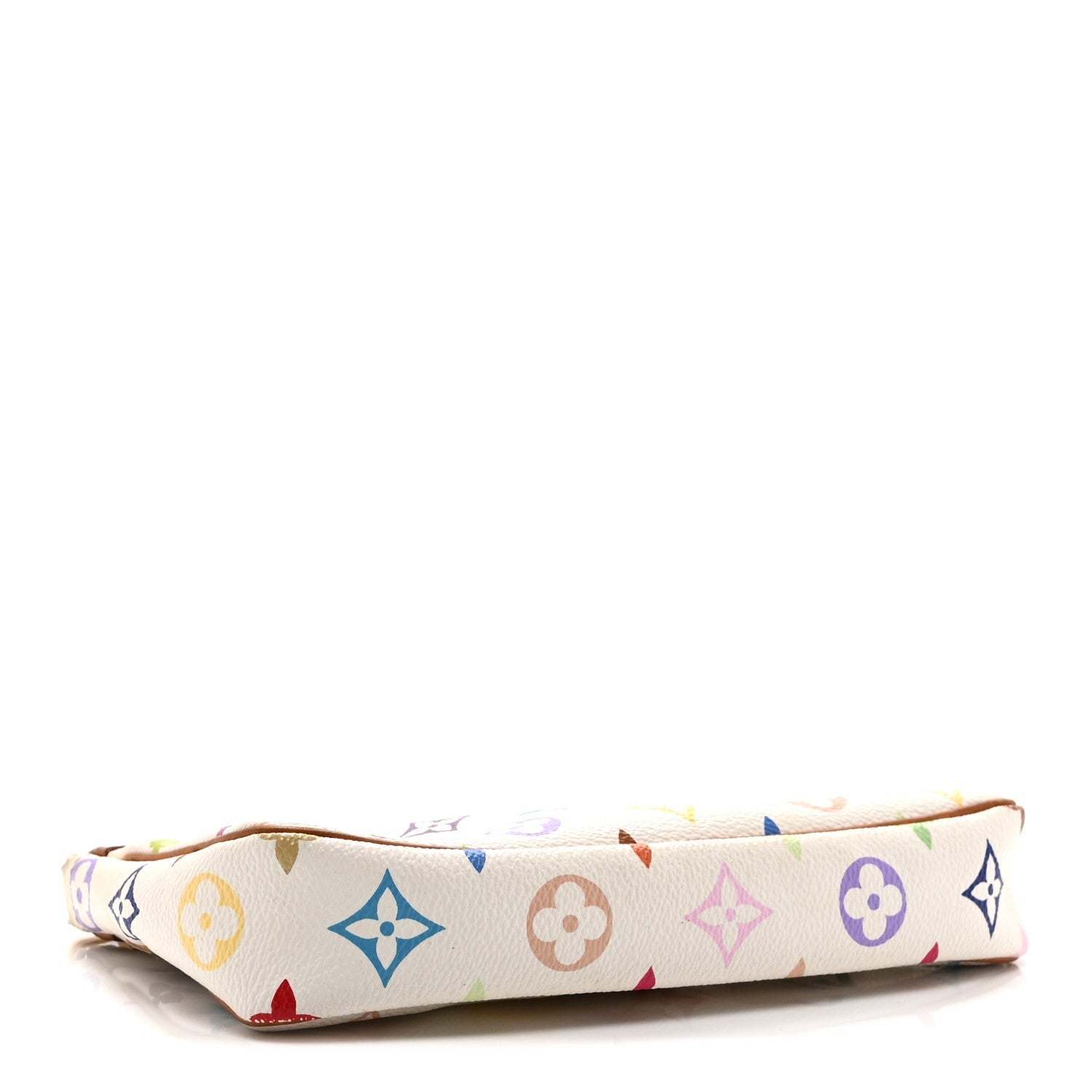 Monogram Multicolor Pochette Accessories White