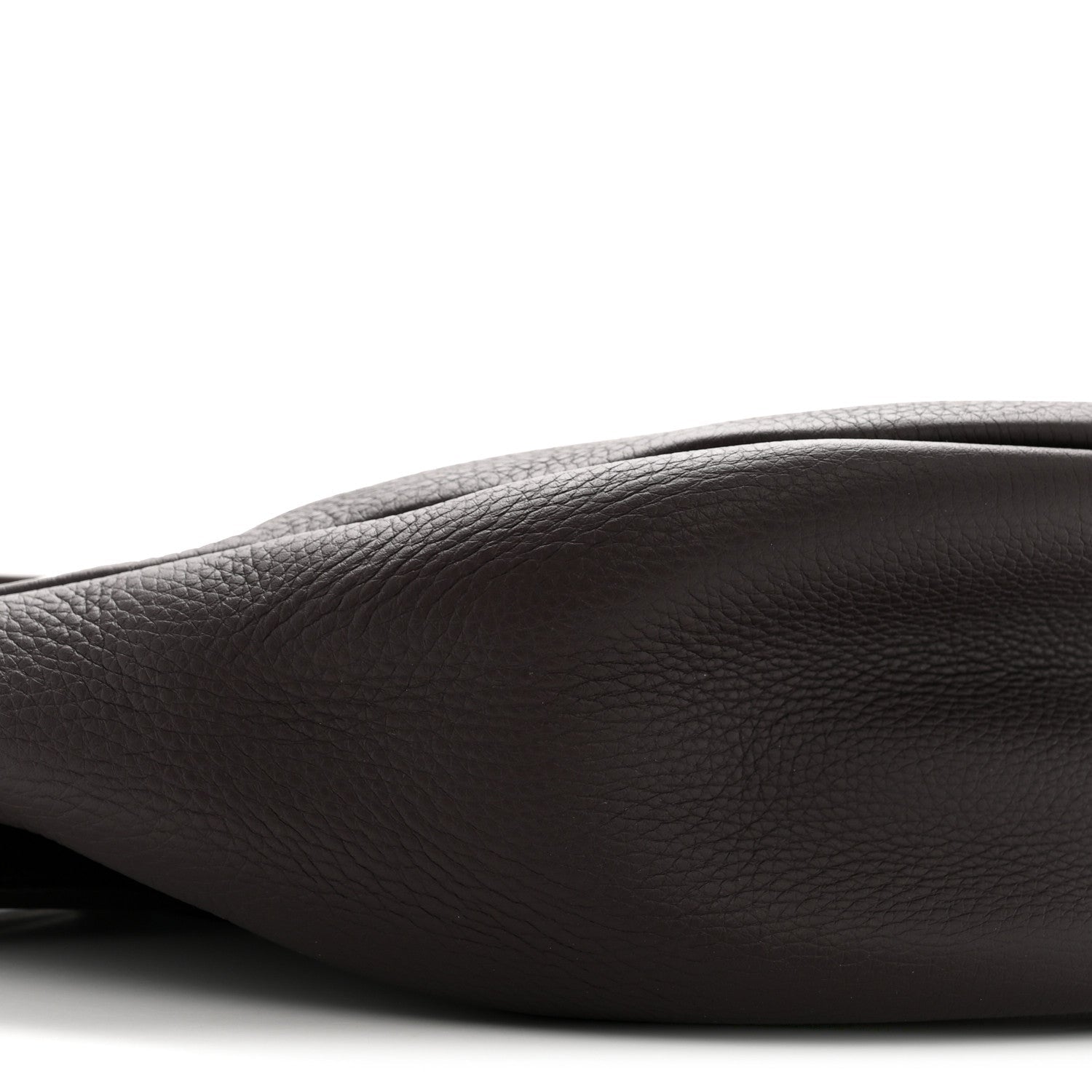 Grained Calfskin Small Slouchy Banana Bag Aubergine