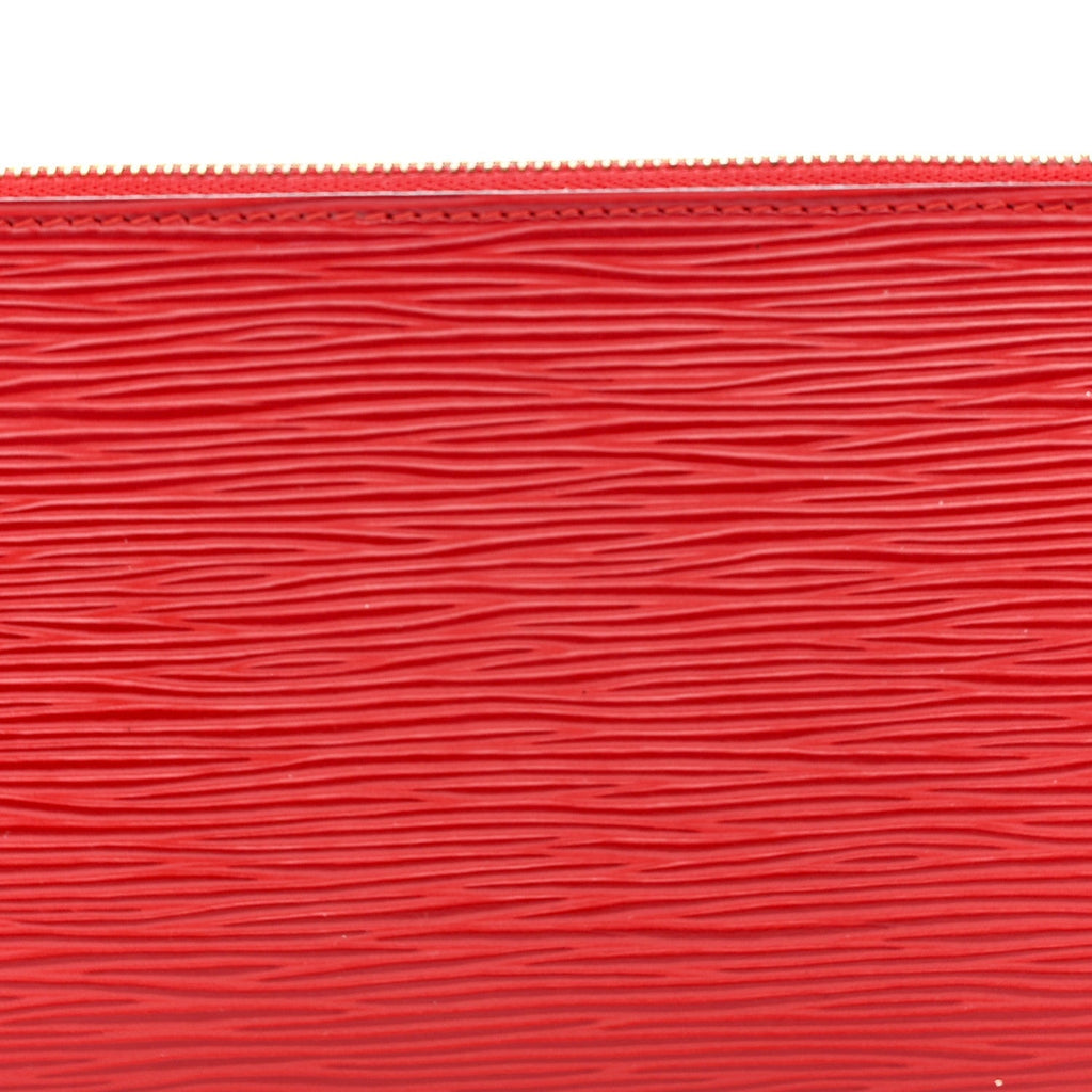 Epi Pochette Accessories 21 Castillan Red