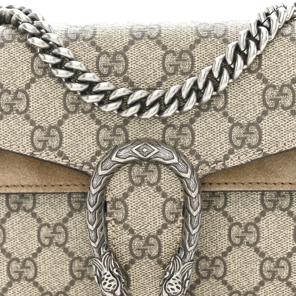 GG Supreme Monogram Mini Dionysus Shoulder Bag Taupe