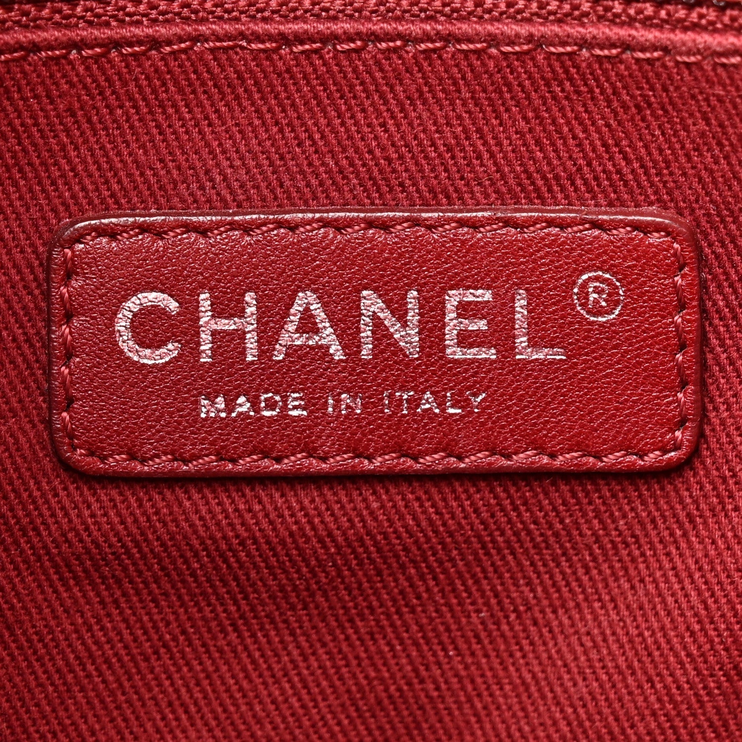 Canvas Mini Deauville Tote Red