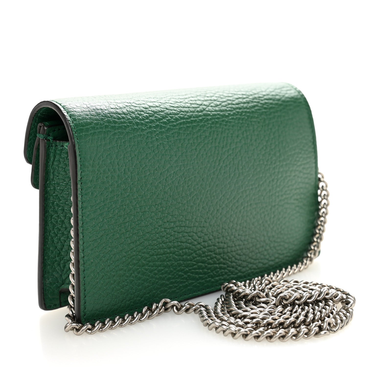 Dollar Calfskin Crystal Super Mini Dionysus Shoulder Bag Emerald