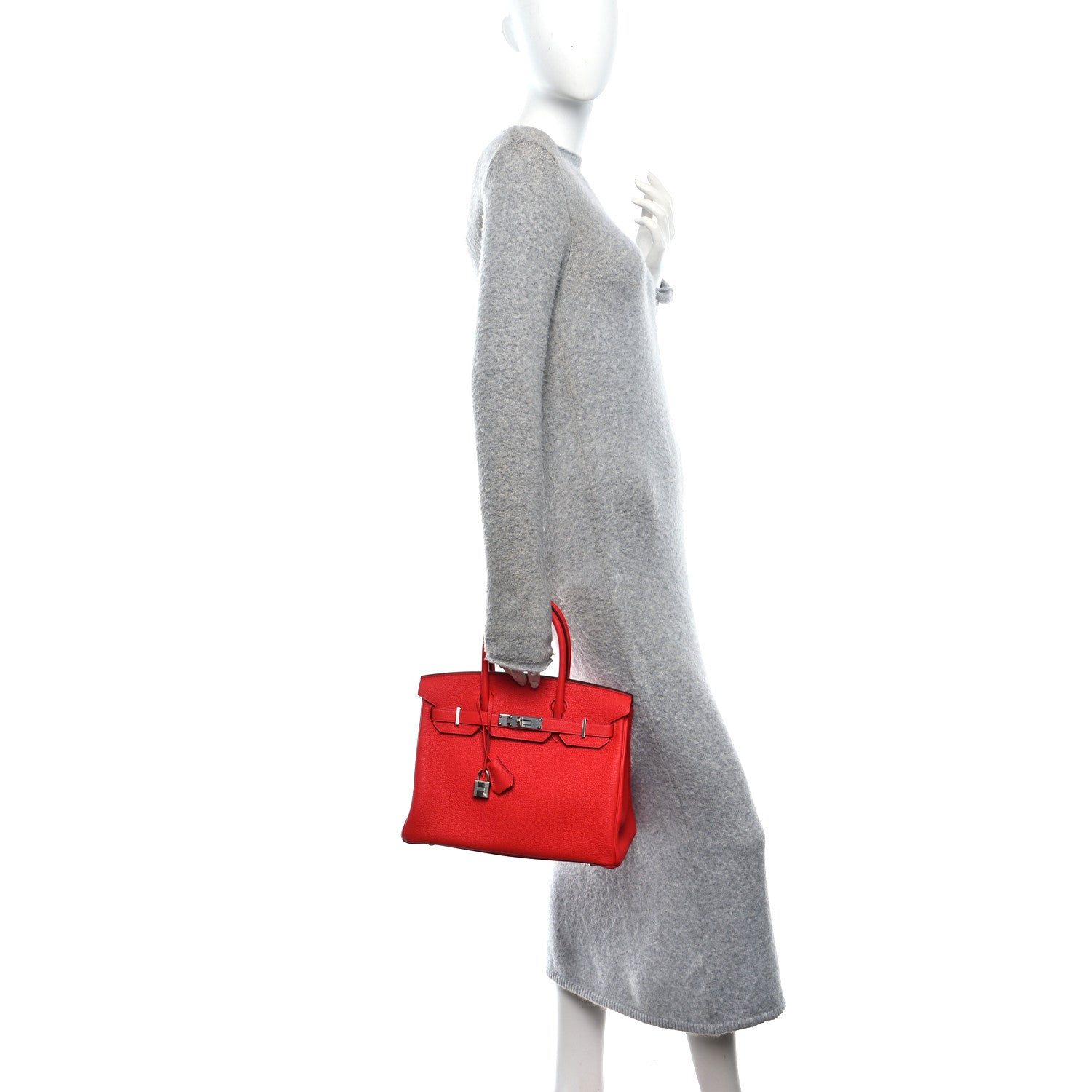 Togo Birkin 30 Rouge Radieux
