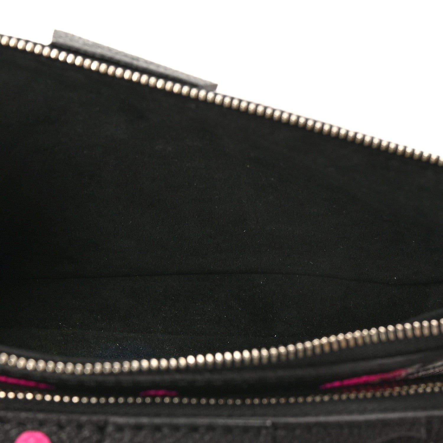 LV X YK Empreinte Multi Pochette Accessories Black Fuchsia