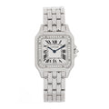18K White Gold Diamond 27mm Panthere Quartz Watch