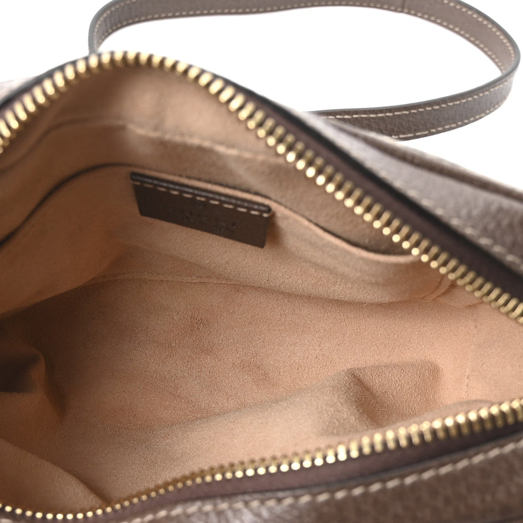 GG Supreme Monogram Web Mini Ophidia Shoulder Bag Brown