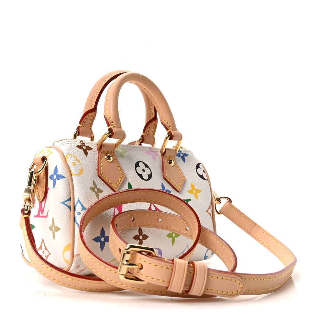 LV X TM Monogram Multicolor Nano Speedy White