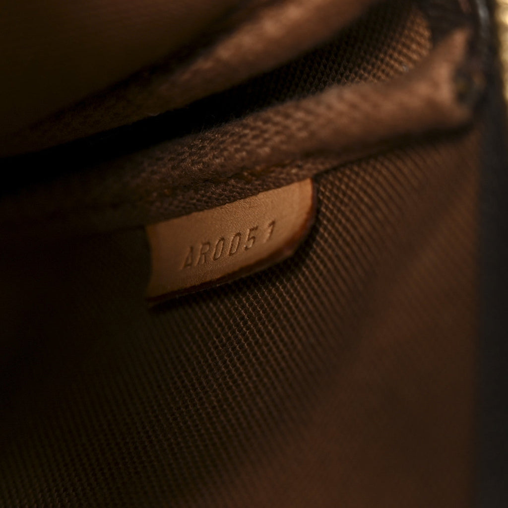 Monogram Graffiti Pochette Accessories Peach