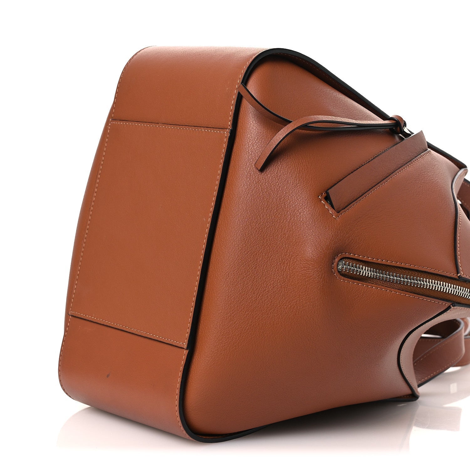 Calfskin Small Hammock Shoulder Bag Tan