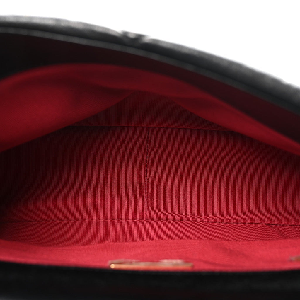 Goatskin Quilted Large Chanel 19 Flap Black
