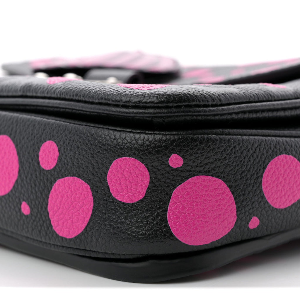 LV x YK Empreinte Monogram Giant Pochette Metis Black Fuchsia
