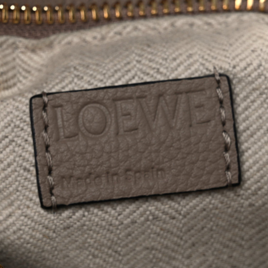 Grained Calfskin Small Puzzle Bag Sand