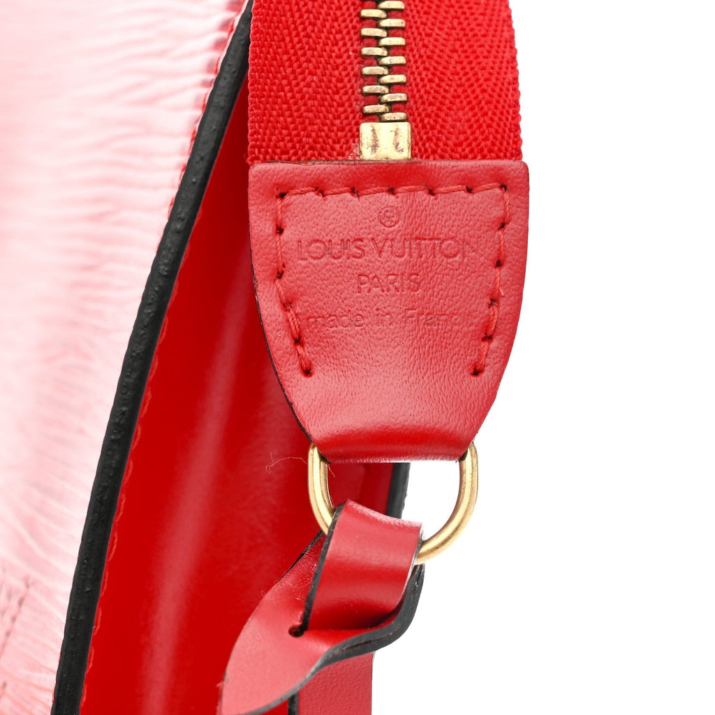 Epi Pochette Accessories 21 Castillan Red
