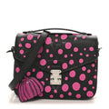 LV x YK Empreinte Monogram Giant Pochette Metis Black Fuchsia